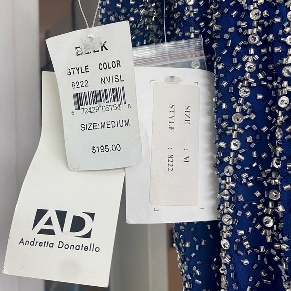 Andretta Donatello Dress Size M - Picture 5 of 7